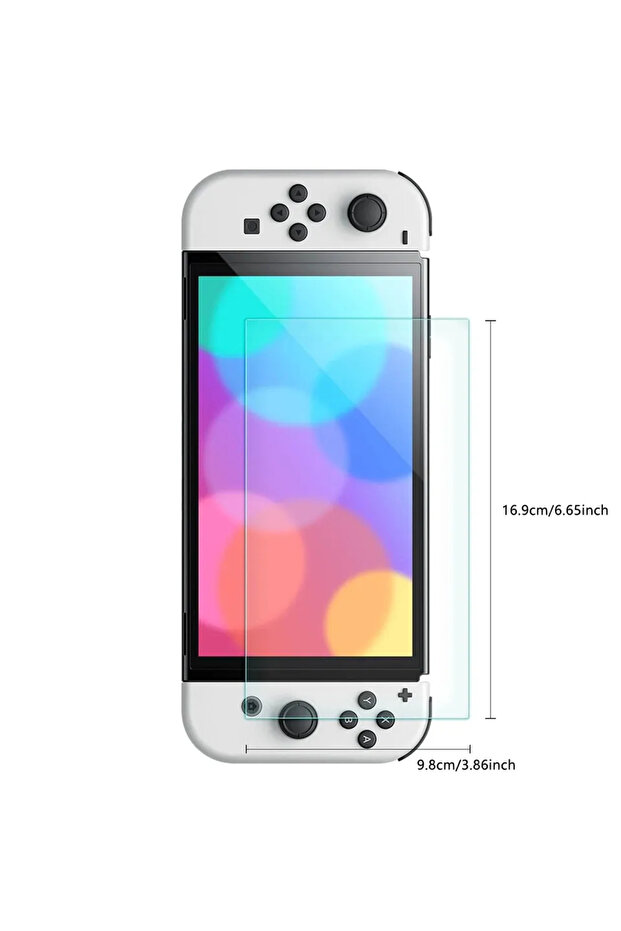 2PC Switch LOLED واقي شاشة من الزجاج المقوى متوافق مع Nintendo Switc/ Switch Lite/ Switch OLED - 1