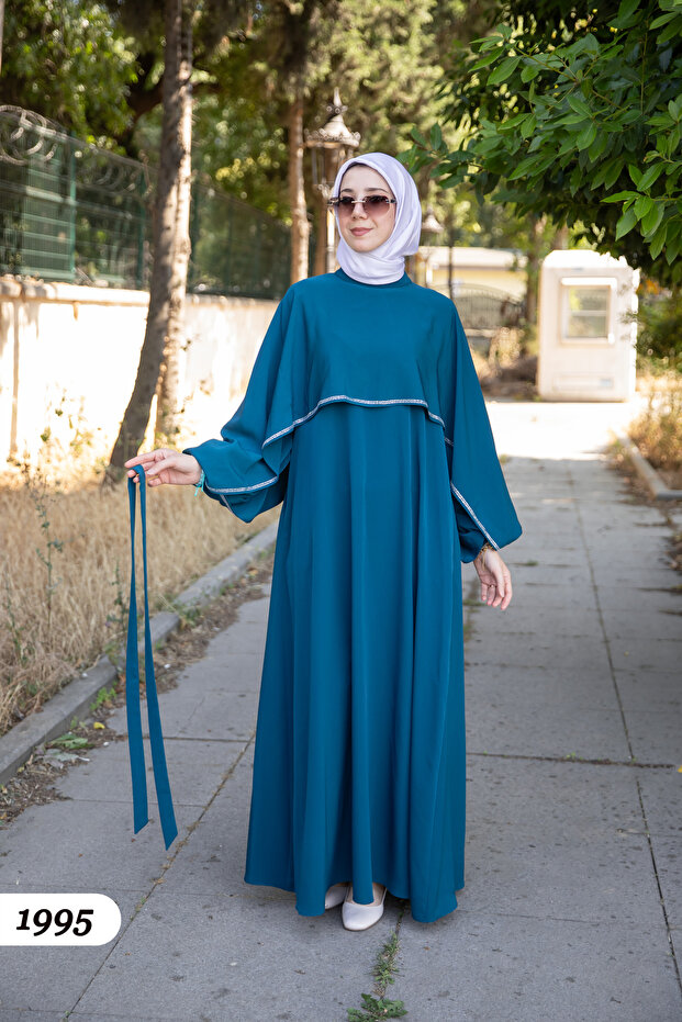 Kristal Krep Elbise 1995 - 3