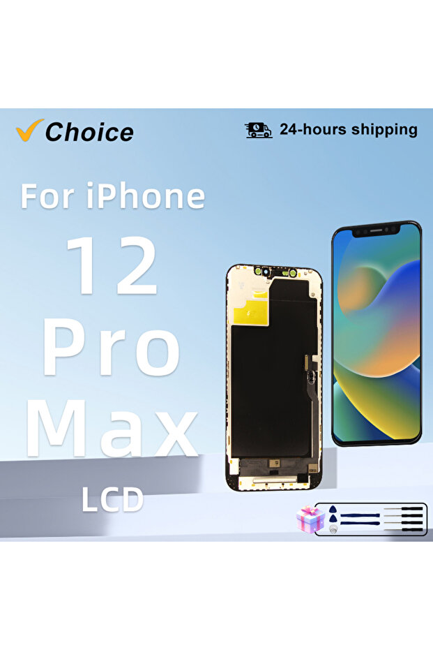 12Pro Max - INCELL شاشة OLED جديدة لهاتف iPhone 12 Pro Max LCD مع شاشة لمس ثلاثية الأبعاد Digitizer For GX