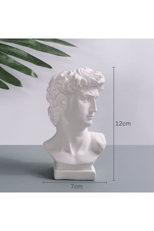 WYY0007-M 11.5cm Ins Nordic David Vase Hydroponic Vase Ornaments Flower Pot Makeup Brush Storage Buc