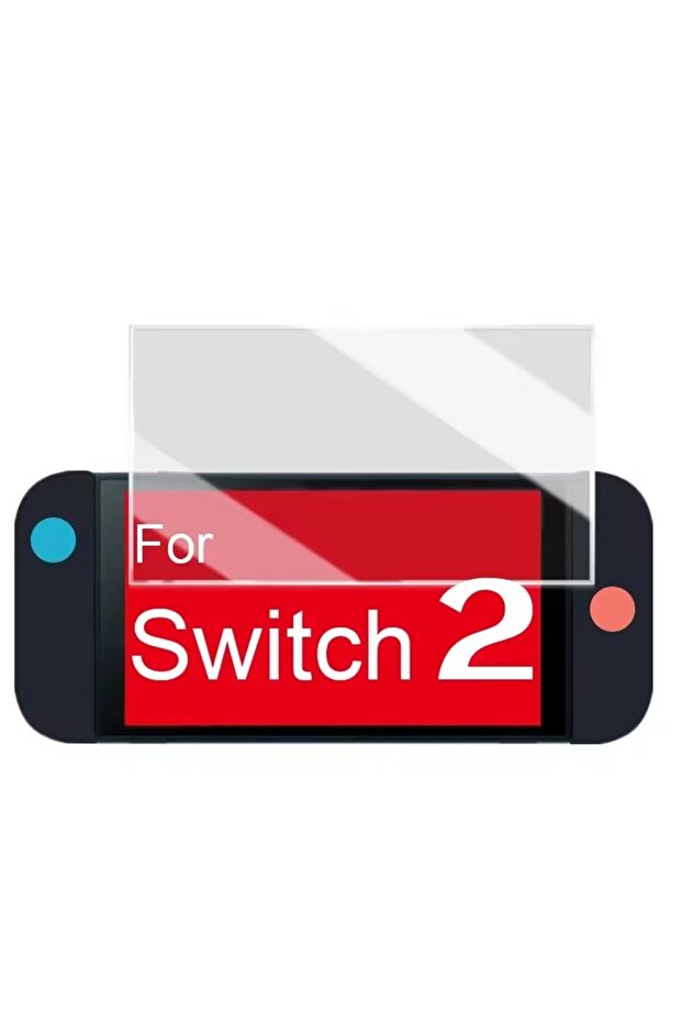 2 قطعة لـ Switch2 3/1 قطعة زجاج مقوى لـ Switch 2 /Switch Lite/Switch Oled واقي شاشة شفاف