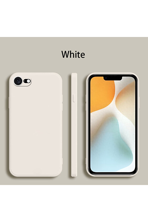 iPhone 16e أبيض لـ iPhone 16e غطاء هاتف iPhone 16e 16 e TPU فاخر مقاوم للصدمات أصلي Liquid Sil
