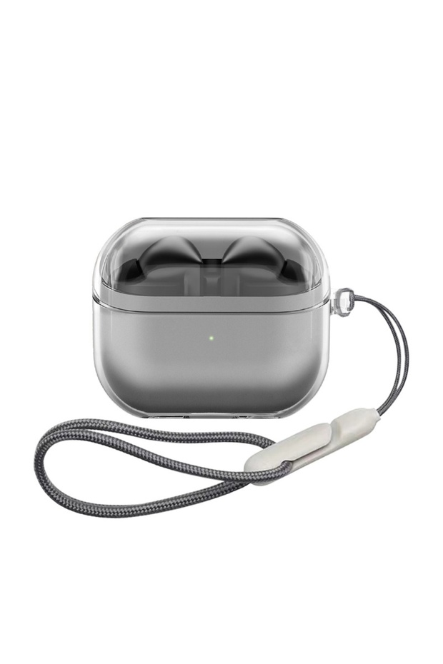 جراب سماعات شفاف لسماعات Galaxy Buds3 Pro، مصنوع من السيليكون الناعم.