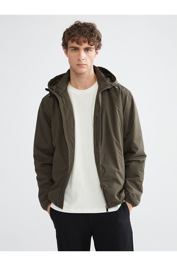 Men's Regular Fit Hooded Coat from Uzg Store for Style Enthusiasts