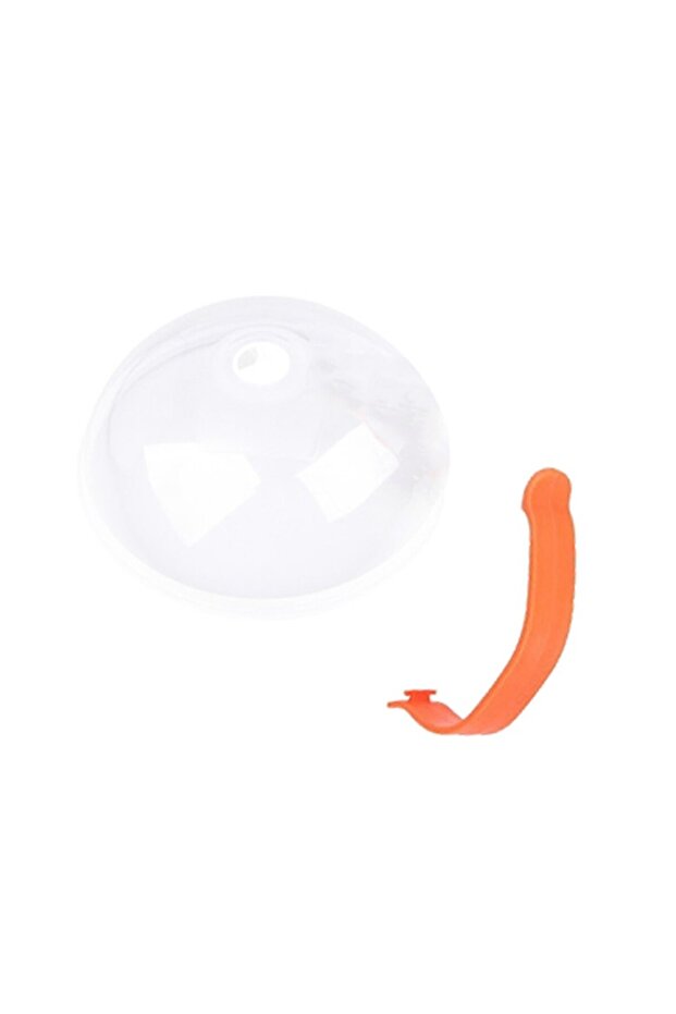 A Microwave Food Cover Plate Vented Heat-resistant Food Splatter Protector Lid Kitchen Thickened Cl.