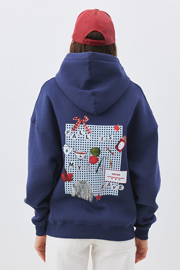 Women's Fall Is My Fave Sweatshirt Indigo