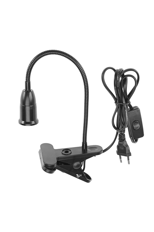 1.7m E27 Clamp Lamp Base EU Plug Hanging LED Socket Holder with Switch Wire Indoor Lighting Fixtu...