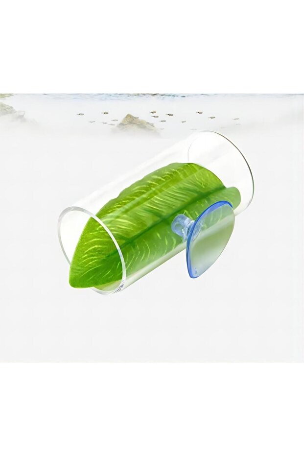 Transparent 1PC Betta Fish Acrylic Tube Tunnel, Hollow Design for Better Observation, Fish Tank Deco