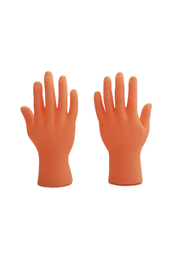 1Pair Cat fun toy Small gloves Cat finger Sleeve mini hand model silicone small gloves Cat massage t