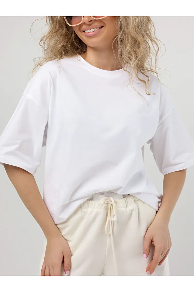 Μπλουζάκι Unisex Crew Neck oversized Basic - 5