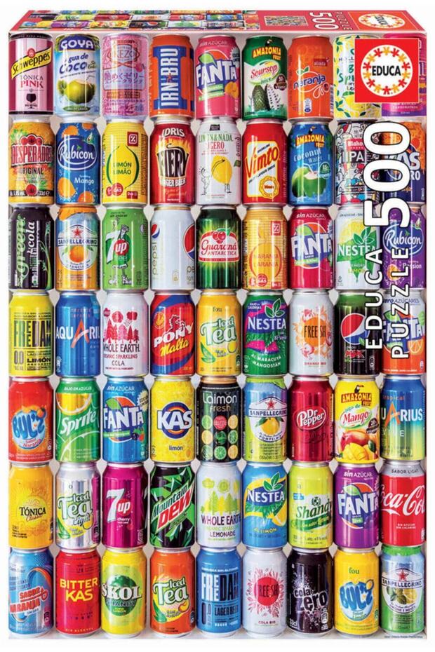 Puzzle 500 Elements Soft Cans