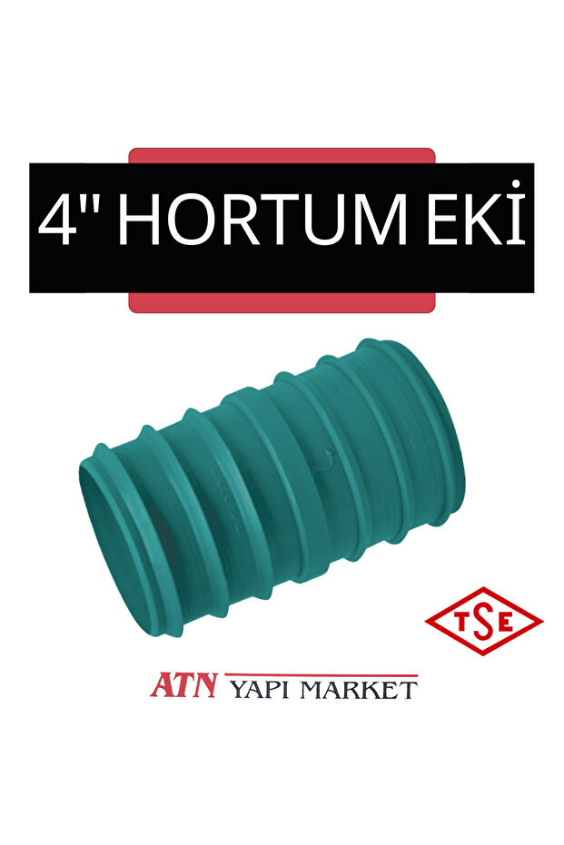 4" (100 mm) Plastic Hose Attachment - Durable Water and Air Hose Connector