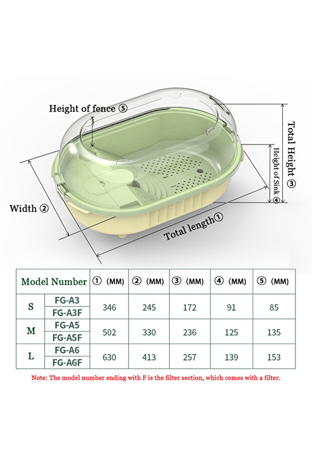FG-A5 – Premium Turtle Aquarium with Drying Platform and Modular Design - 7