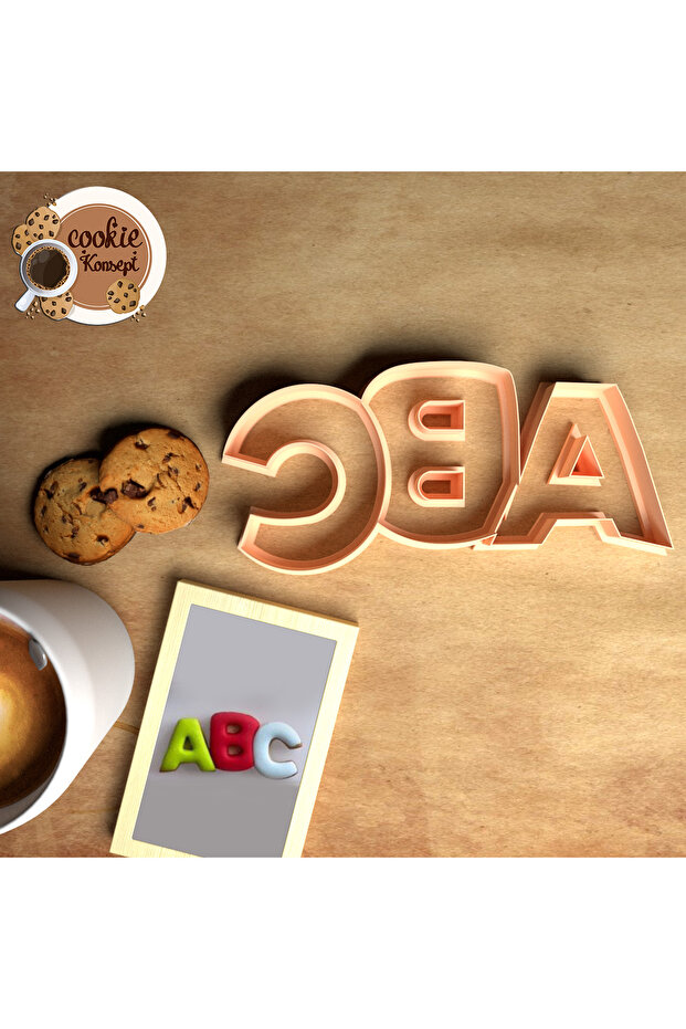 School & Teacher's Day Mold Set Abc – Compatible with Cookies, Dough, and Clay
