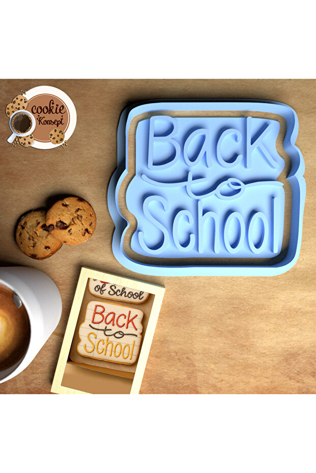 School & Teacher's Day Mold Set Back to School # 2 – Cookie, Dough, and Clay Compatible