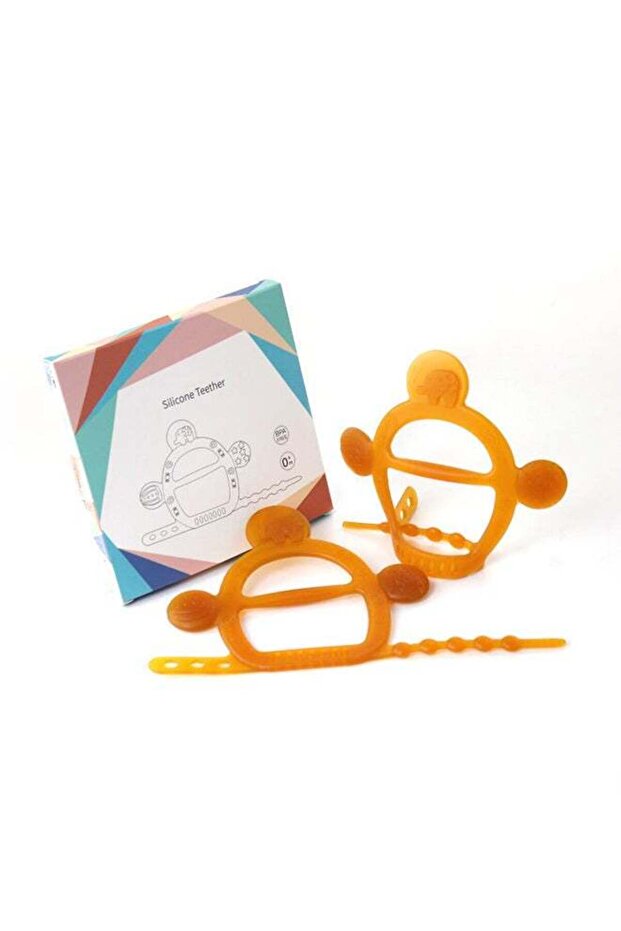 Food Grade Safe Silicone Baby Dental Chewer Bracelet Style