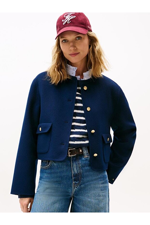 DF WOOL BLEND REG LADY JACKET - 1