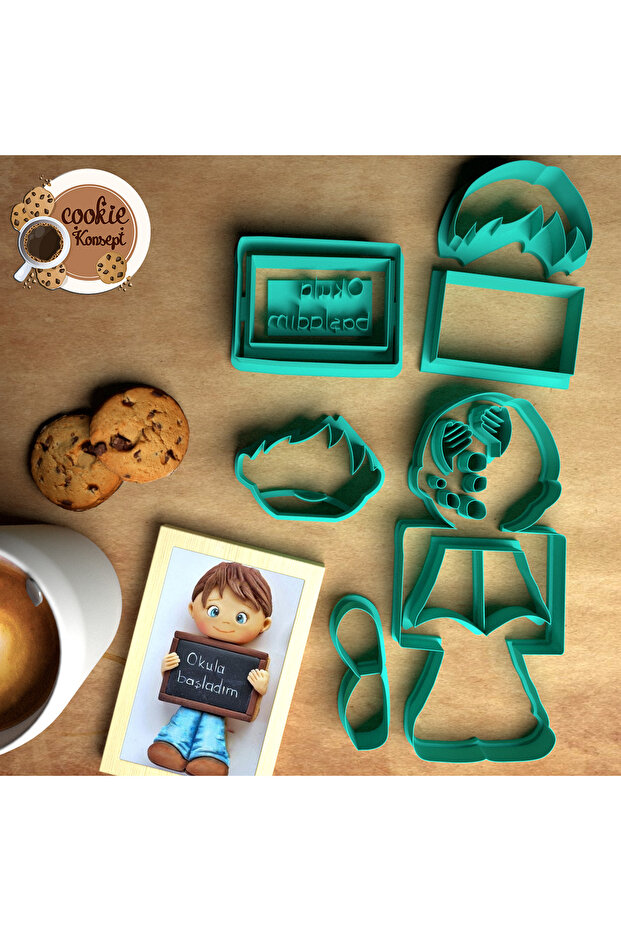 School & Teacher's Day Mold Set I'M Back to School - Cookie, Dough & Clay Compatible