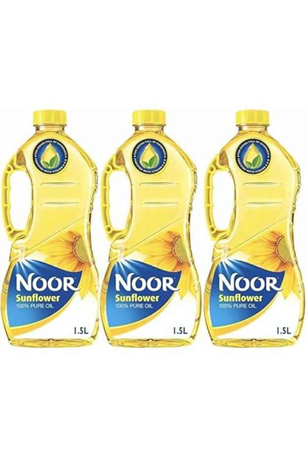 Sunflower Oil, 1.5L, Pack of 3