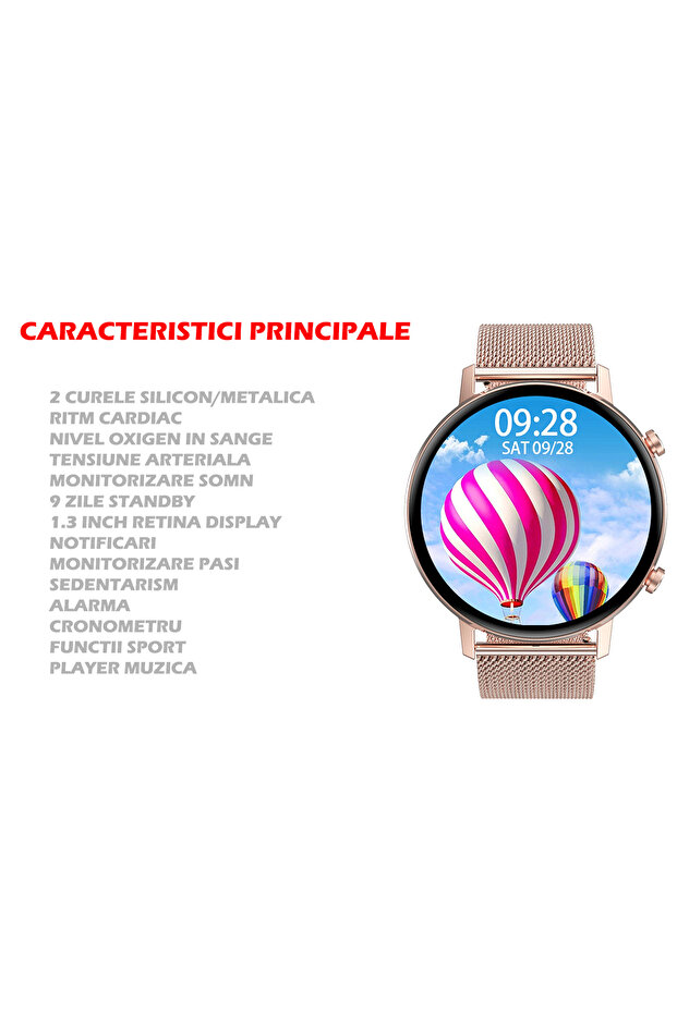 LikeSmart DoFIT SmartWatch, 1.3" FULL RETINA Display, SpO2 Oximeter, Notifications, Heart Rate Monitoring - 2