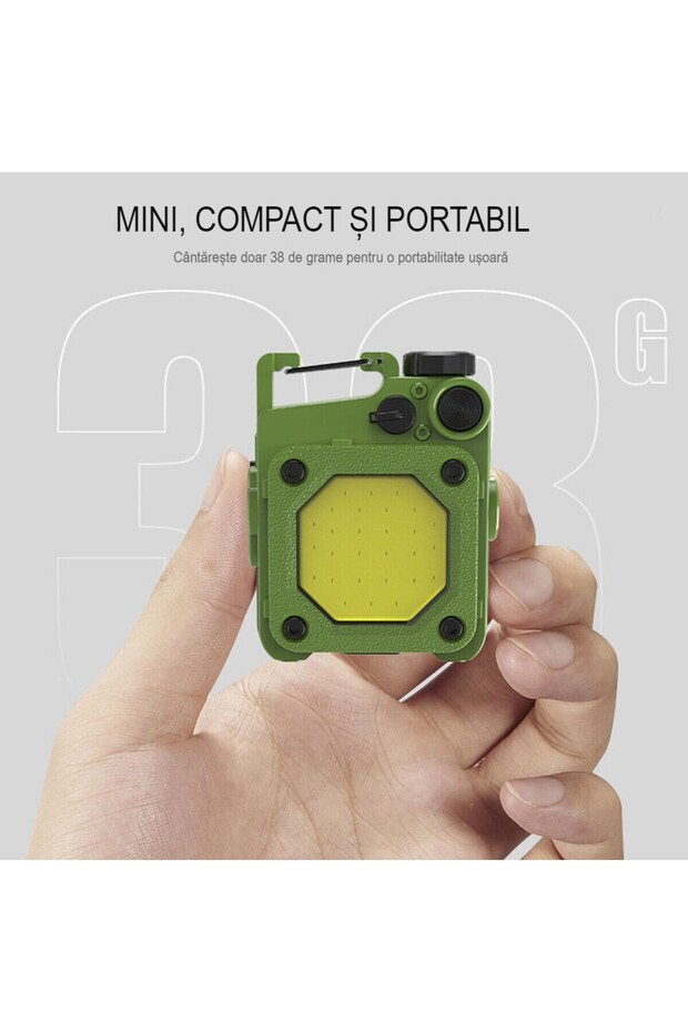 Breloc mini breloc, USB C, verde - 3