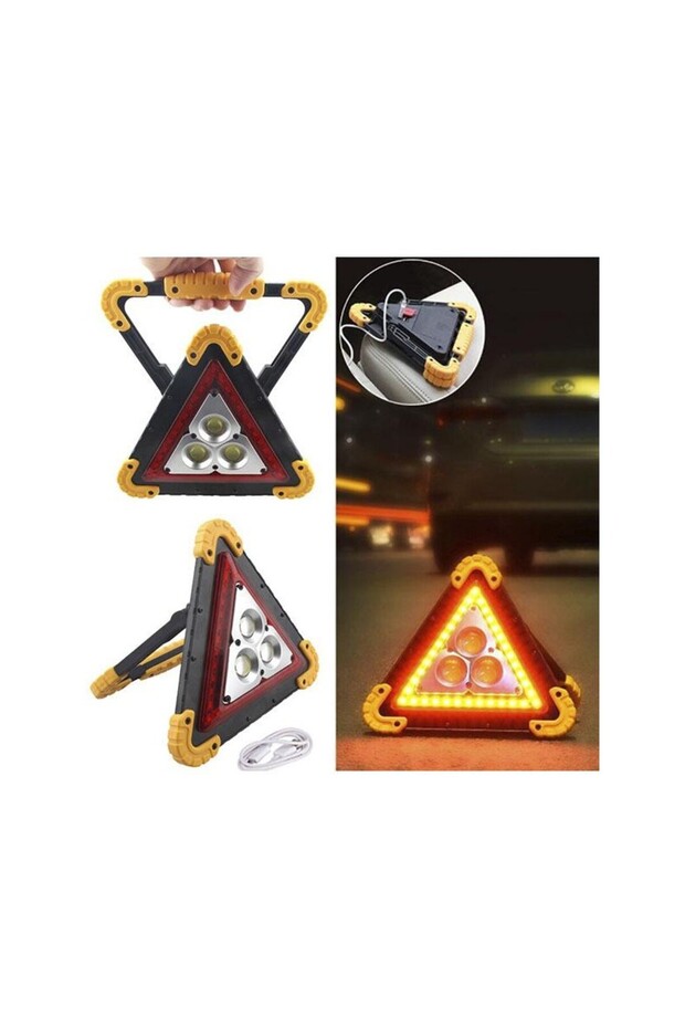 Keychain Flashlight, Flippy, Waterproof, Triangle Model, 303 Yellow - 3