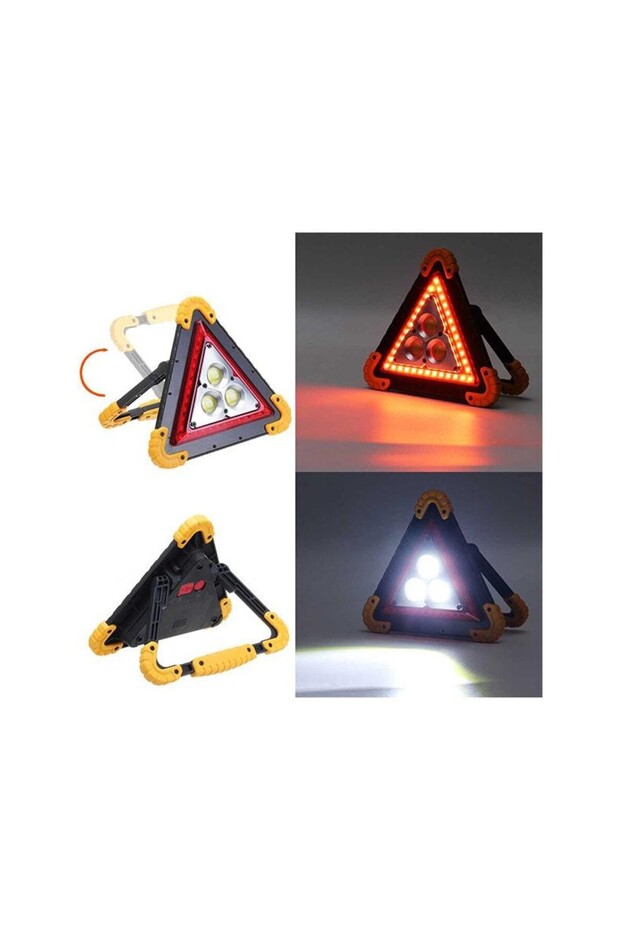 Keychain Flashlight, Flippy, Waterproof, Triangle Model, 303 Yellow - 4