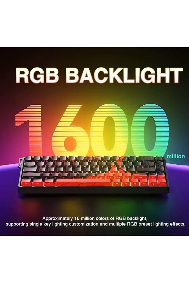 Win60 He Max Manyetik Klavye Rapid Trigger Wing Chun Switch 8000Hz RGB TKL Hot Swap Oyuncu Klav - 5