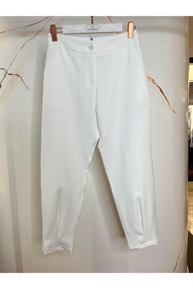 PAÇASI PİLE DETAYLI PANTOLON - 1