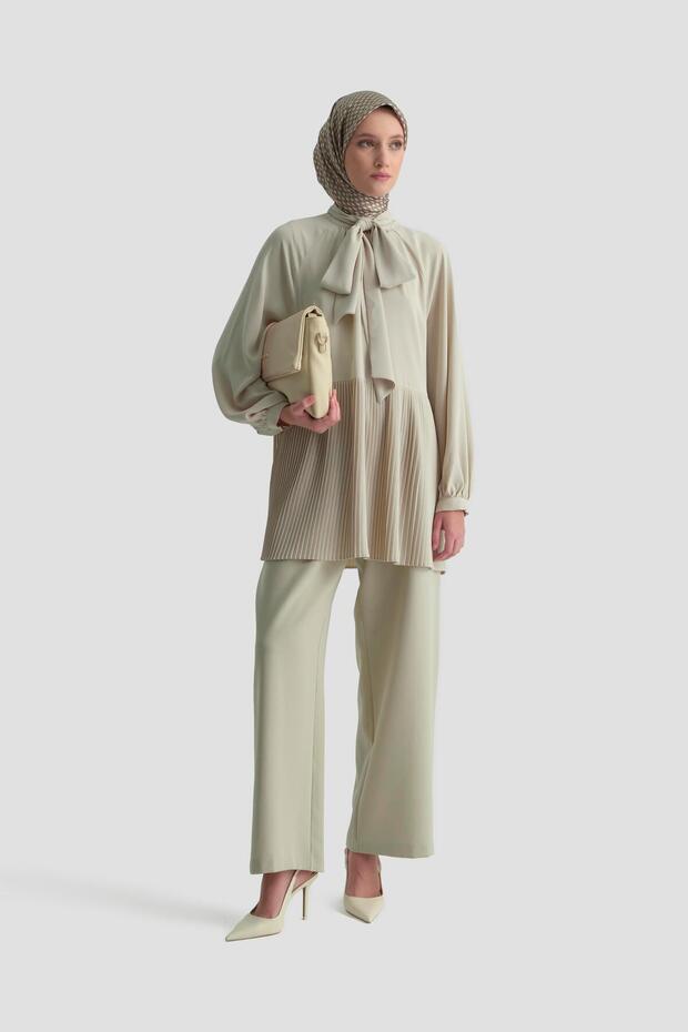 Piliseli Tunik 25KD1115 Bej - 2