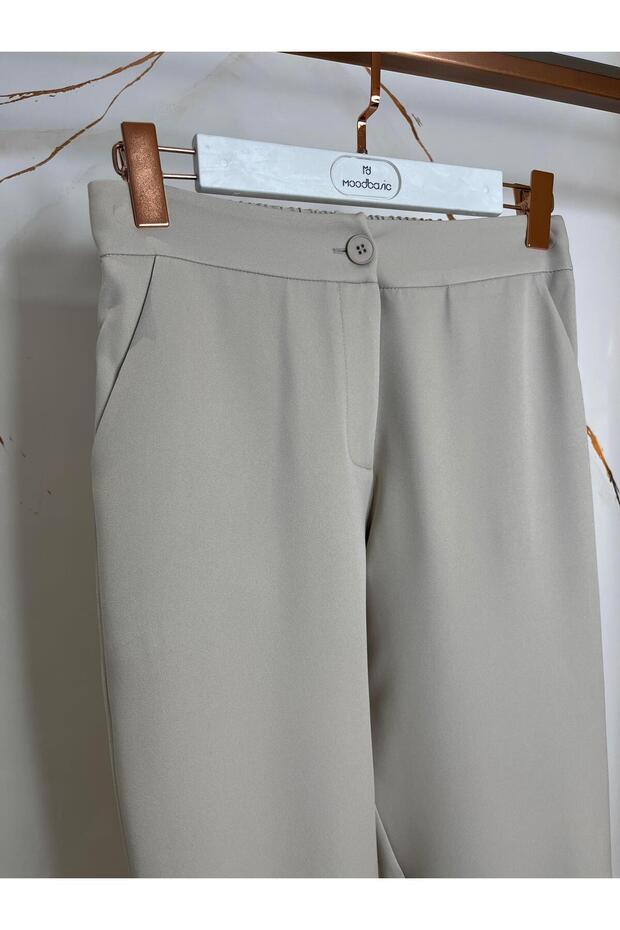 PAÇASI PİLE DETAYLI PANTOLON - 2