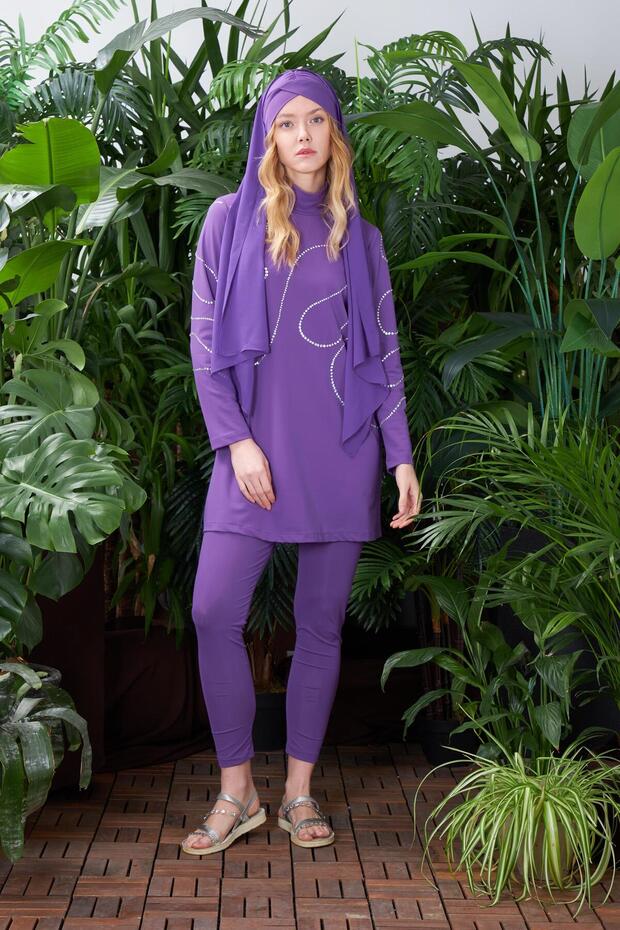 TAŞ İŞLEMELİ TESETTÜR MAYO - 3