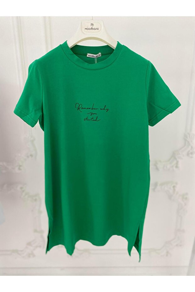 YAZILI BASKILI T-SHIRT - 1