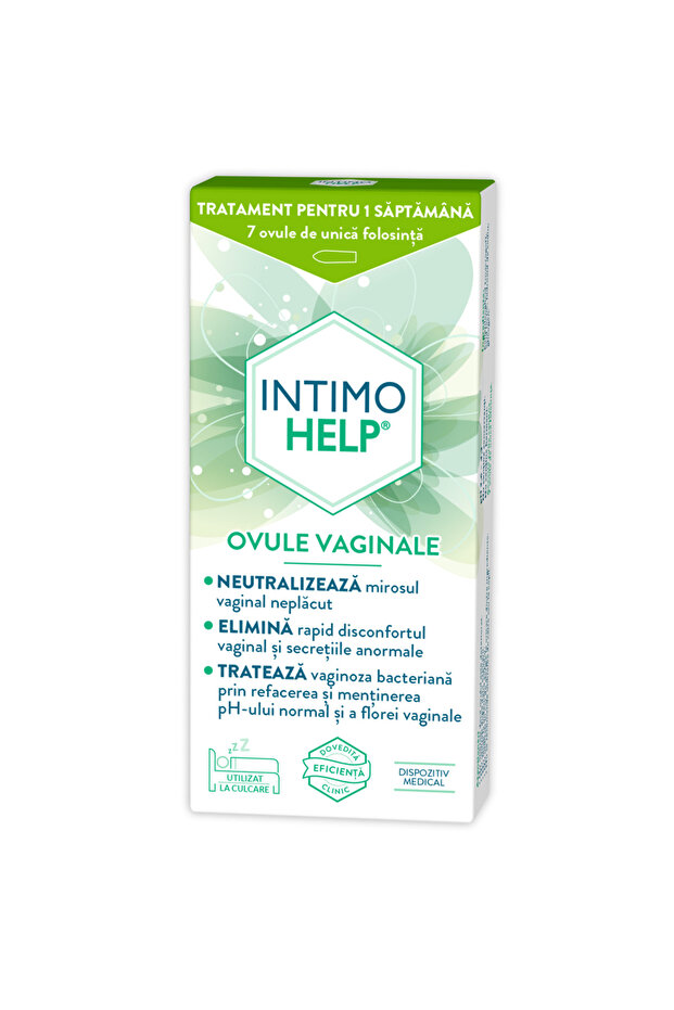 Ovule vaginale Intimohelp, 7 bucati, Intimohelp - 1
