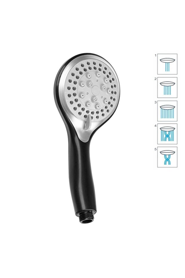 Black Shower Head - 2