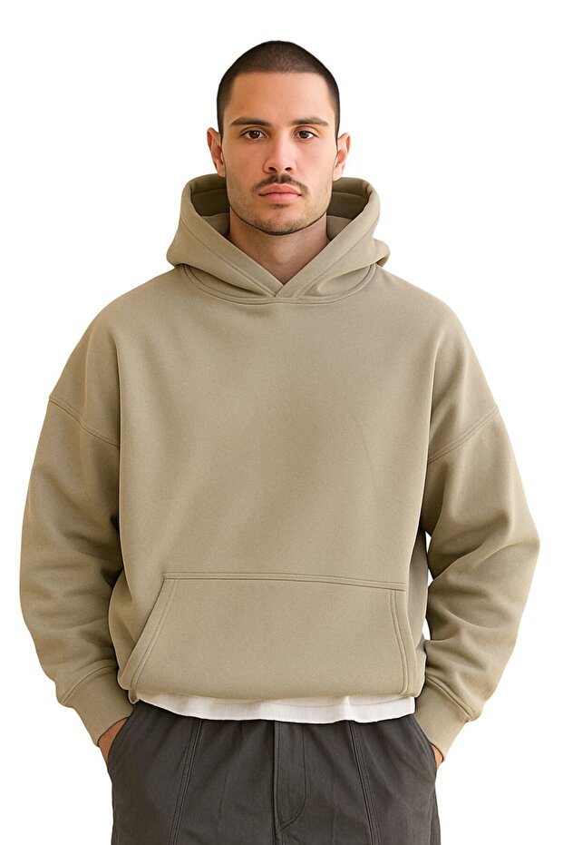 3-Ply Combed Cotton Unisex Hooded Sweatshirt