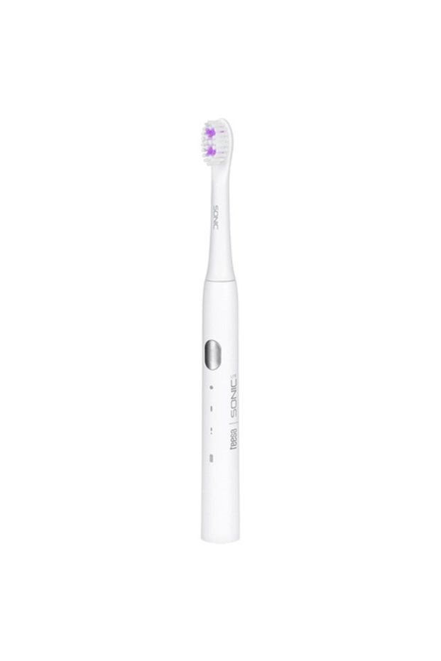 Electric toothbrush with 3 operating modes.