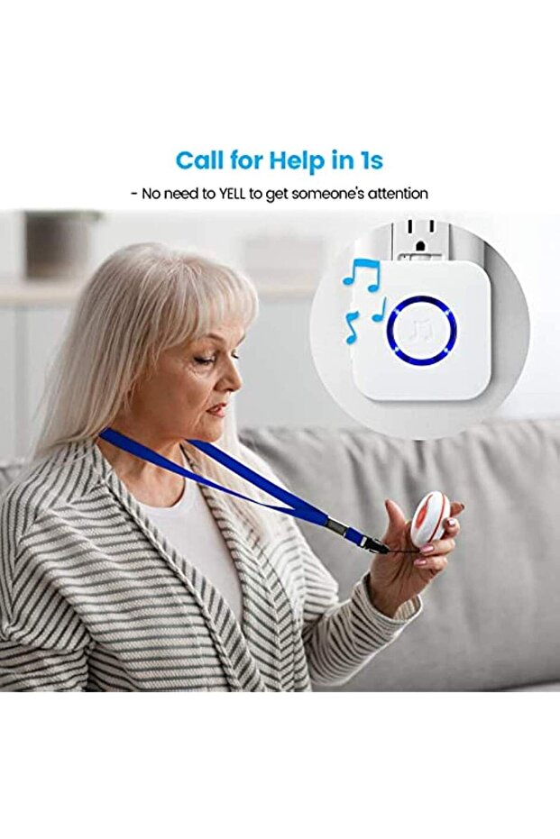 Neo™ Tuya® SOS Panic Button for the Elderly, Smart App, without WIFI - 3