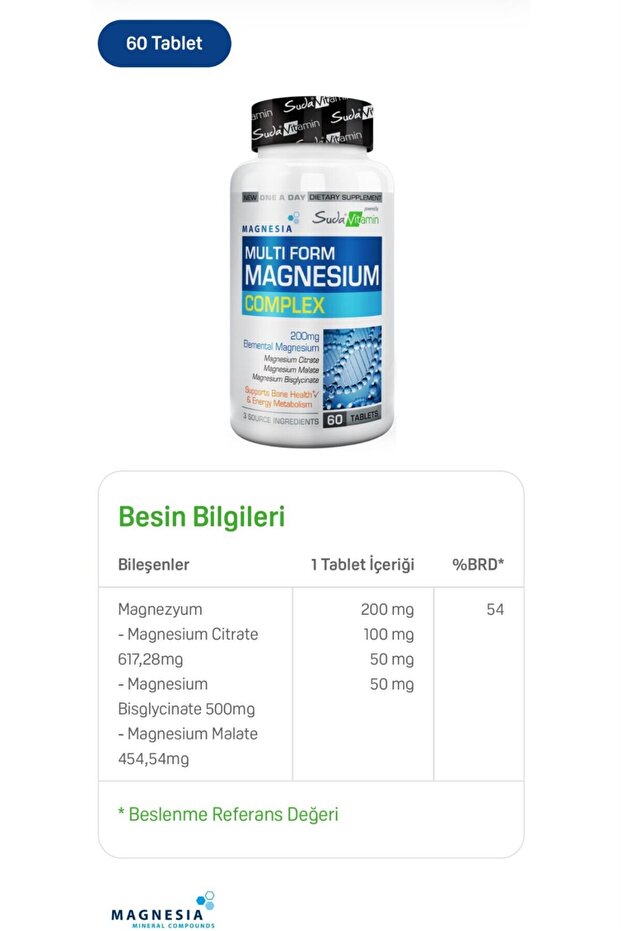 Magnesium Complex 60 Tablet - 2