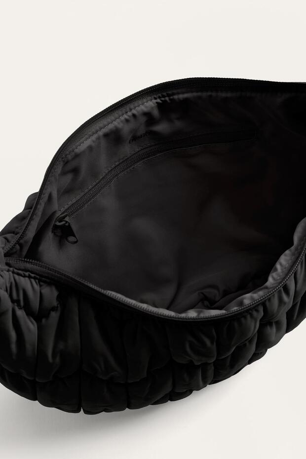 Kapitone çapraz askılı çanta - 4