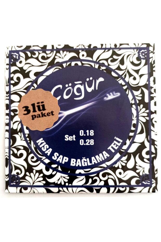 Çögür 3Cgr18 3 Sets Short Handle Reed Wire 0.18 Set Binding Wire 004/Cbt