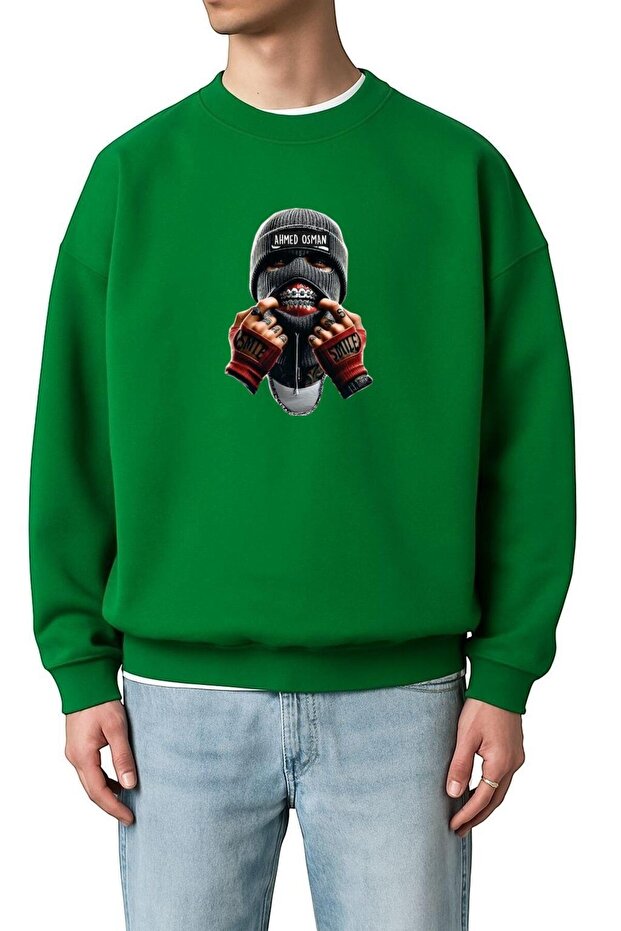 3 Yarn Combed Cotton Ahmed Osman Printed Unisex Sweatshirt