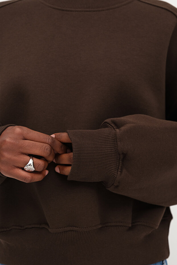 Şardonlu Basic Sweatshirt S3812-İ13 - 3