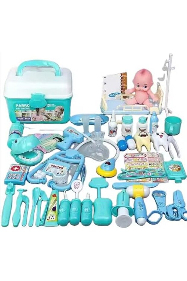 Kids Doctor Kit, Medical Playset Dentist Toys Set, Educational Role Play