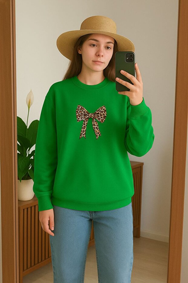 3-Ply Combed Cotton Ribbed Printed Unisex Sweatshirt