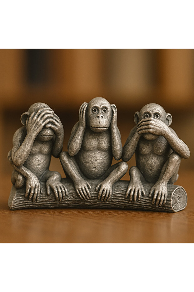 Üç Maymun Biblo 8 cm - 1