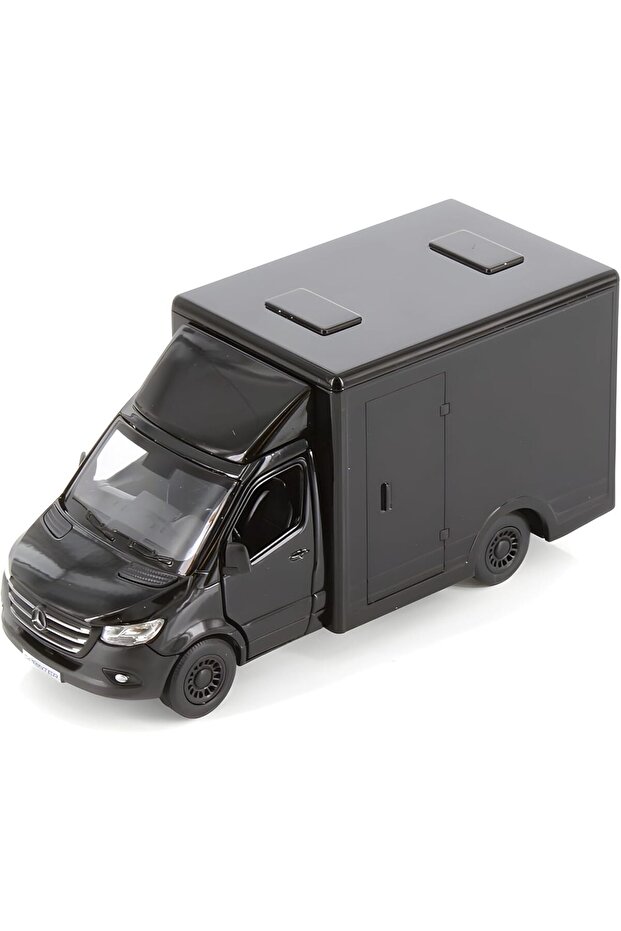 Mercedes-Benz Sprinter Die-Cast Pickup Truck – Pull and Go with Opening Doors 1:48