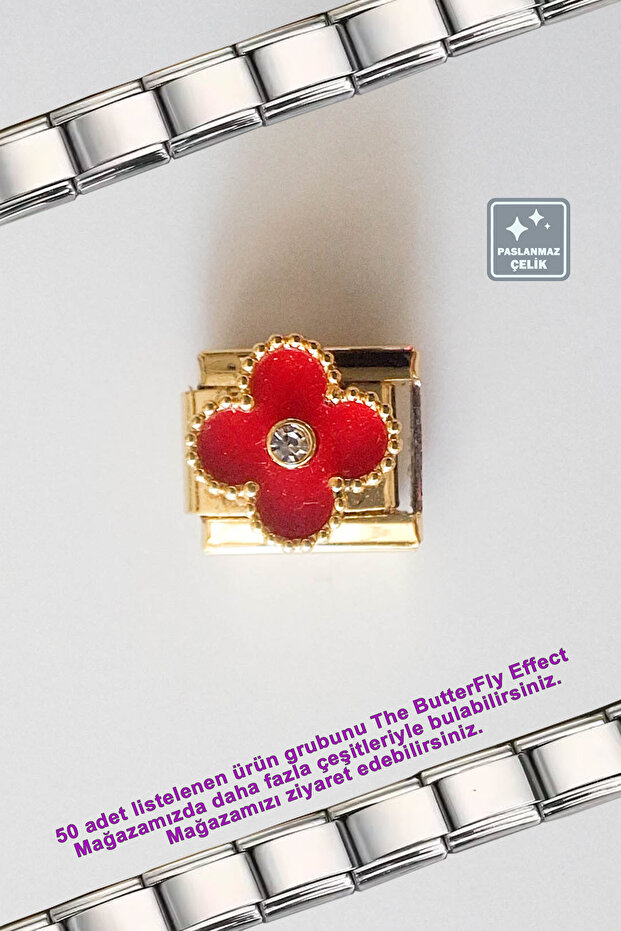 Italian Steel Bracelet - Single Charm