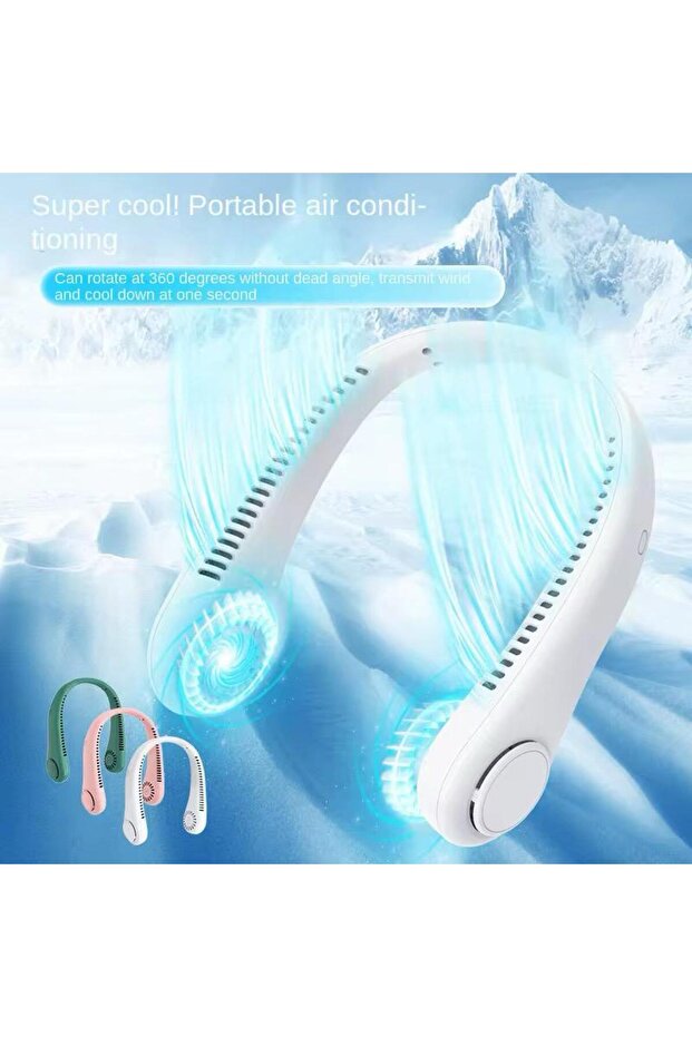 small portable neck fan - 1