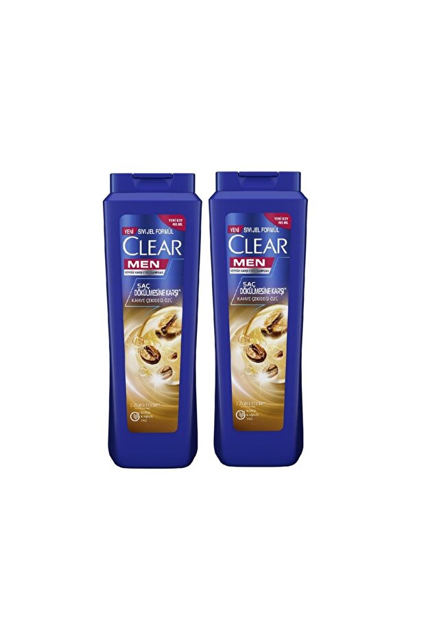 Men Effective Shampoo Against Dandruff Anti-Hair Loss Coffee Bean Extract 350 ml X2 Pieces